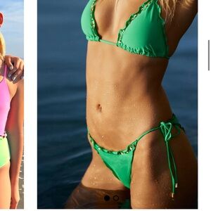 PQ Swim Green Women's Bikini Set